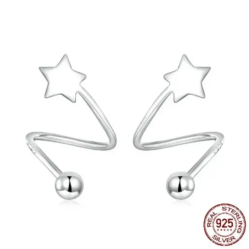 Ear Buckle Rotating Wave Mini Star